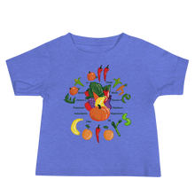 Load image into Gallery viewer, Baby Jersey Short Sleeve Tee/ Eat All The Colors