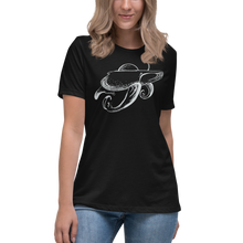 Load image into Gallery viewer, Women's Relaxed T-Shirt/White Humpback Whale