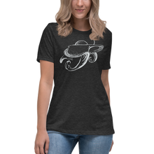 Load image into Gallery viewer, Women's Relaxed T-Shirt/White Humpback Whale