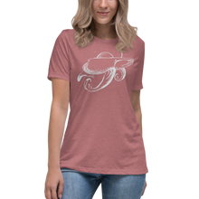 Load image into Gallery viewer, Women's Relaxed T-Shirt/White Humpback Whale