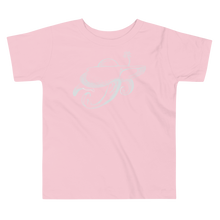 Load image into Gallery viewer, Toddler Short Sleeve Tee/ Black and White Whale