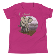 Load image into Gallery viewer, Youth Short Sleeve T-Shirt/Elephant