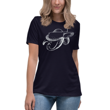 Load image into Gallery viewer, Women's Relaxed T-Shirt/White Humpback Whale