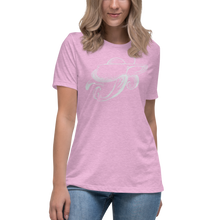 Load image into Gallery viewer, Women's Relaxed T-Shirt/White Humpback Whale