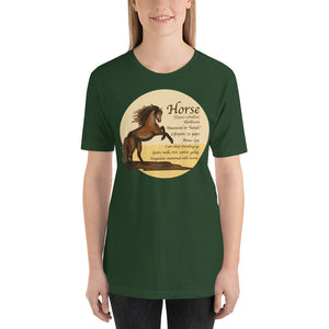 Short-Sleeve Unisex T-Shirt/Horses
