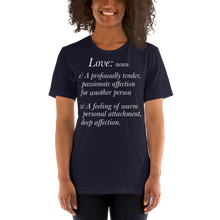 Load image into Gallery viewer, Short-Sleeve Unisex T-Shirt/Love