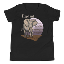 Load image into Gallery viewer, Youth Short Sleeve T-Shirt/Elephant