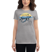 Load image into Gallery viewer, Women's short sleeve t-shirt/The Humpback Whale