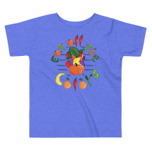 Load image into Gallery viewer, Toddler Short Sleeve Tee/Eat All The Colors
