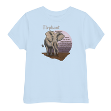 Load image into Gallery viewer, Toddler jersey t-shirt/Elephant