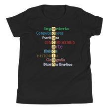 Load image into Gallery viewer, Youth Short Sleeve T-Shirt/ Educacion/ Español