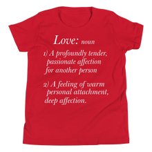 Load image into Gallery viewer, Youth Short Sleeve T-Shirt/Love