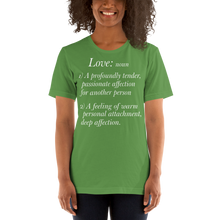 Load image into Gallery viewer, Short-Sleeve Unisex T-Shirt/Love