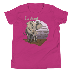 Youth Short Sleeve T-Shirt/Elephant