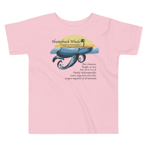 Toddler Short Sleeve Tee/The Humpback Whale