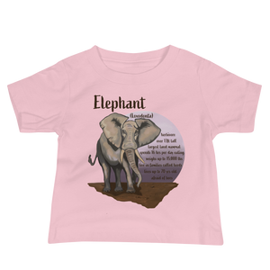 Baby Jersey Short Sleeve Tee/Elephant