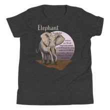 Load image into Gallery viewer, Youth Short Sleeve T-Shirt/Elephant