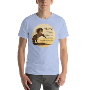 Short-Sleeve Unisex T-Shirt/Horse