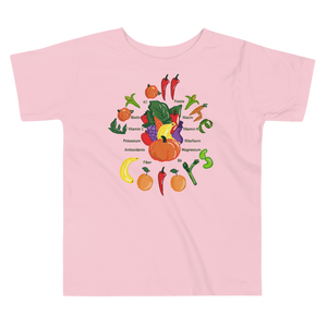 Toddler Short Sleeve Tee/Eat All The Colors