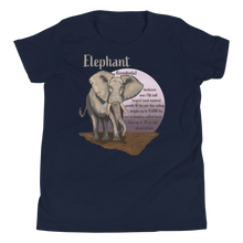 Load image into Gallery viewer, Youth Short Sleeve T-Shirt/Elephant