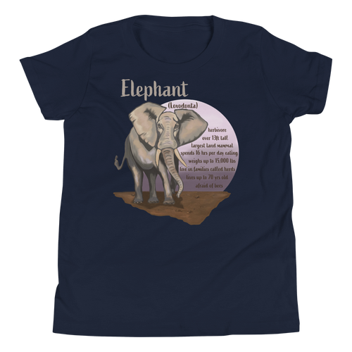 Youth Short Sleeve T-Shirt/Elephant