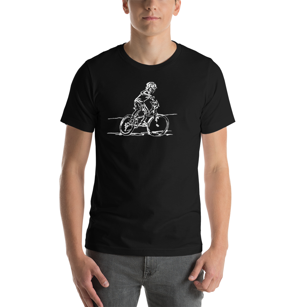 Short-Sleeve Unisex T-Shirt/Mountain Bike
