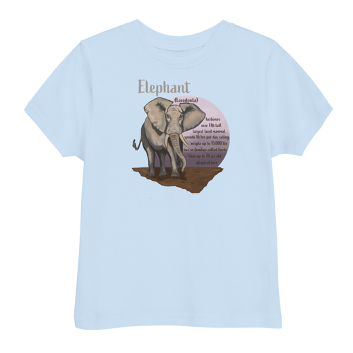 Toddler jersey t-shirt/Elephant