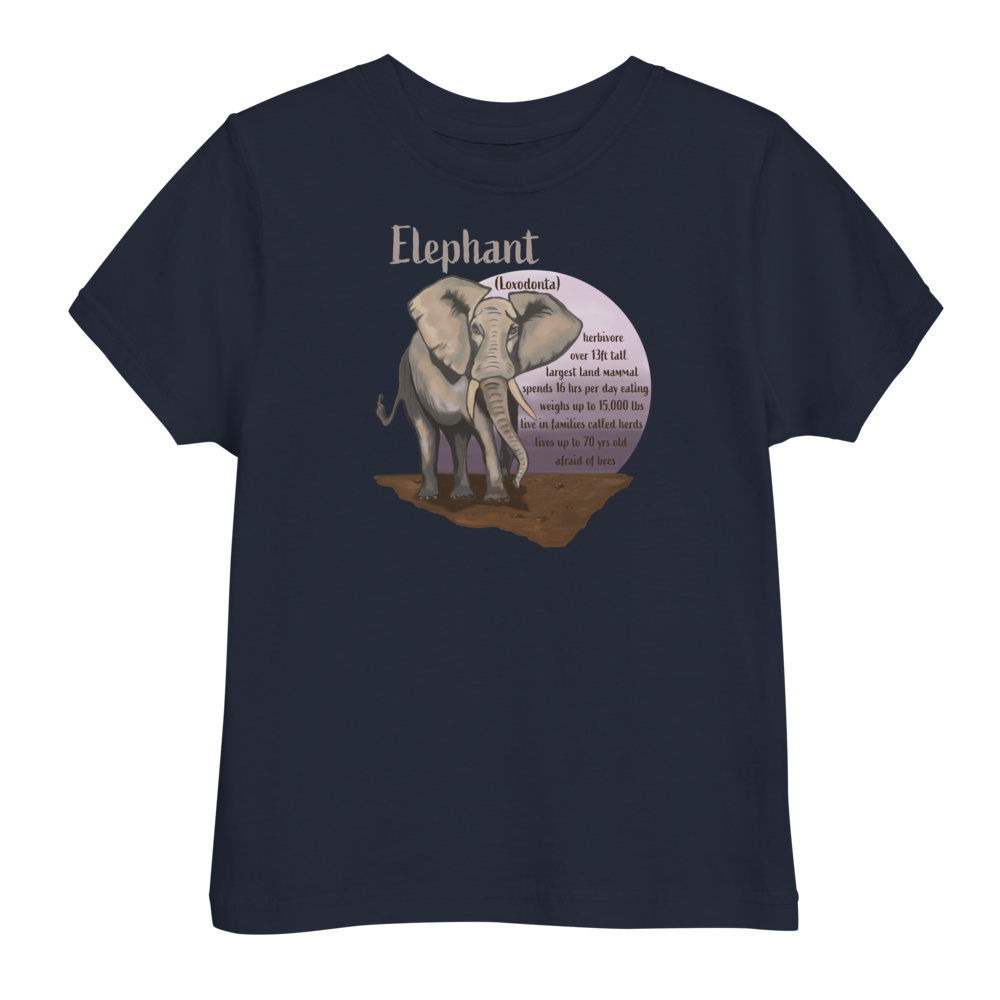 Toddler jersey t-shirt/Elephant